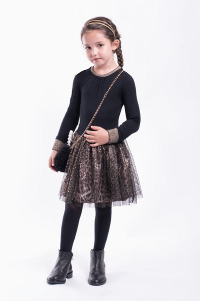 Girls Dress Imoga Mabel Leopard (Size 14 left)