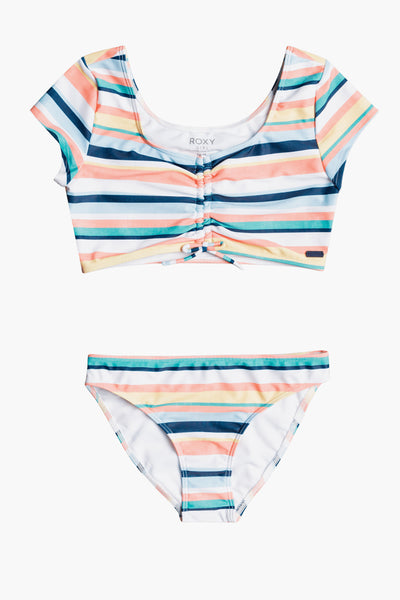 Roxy Malibu Story Crop Top Girls Set close