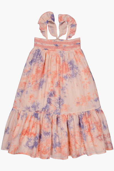 Baby Girl Dress Louis Louise Baby Twist - Blue Denim 18M / Blue Denim at Mini Ruby Contemporary Childrenswear