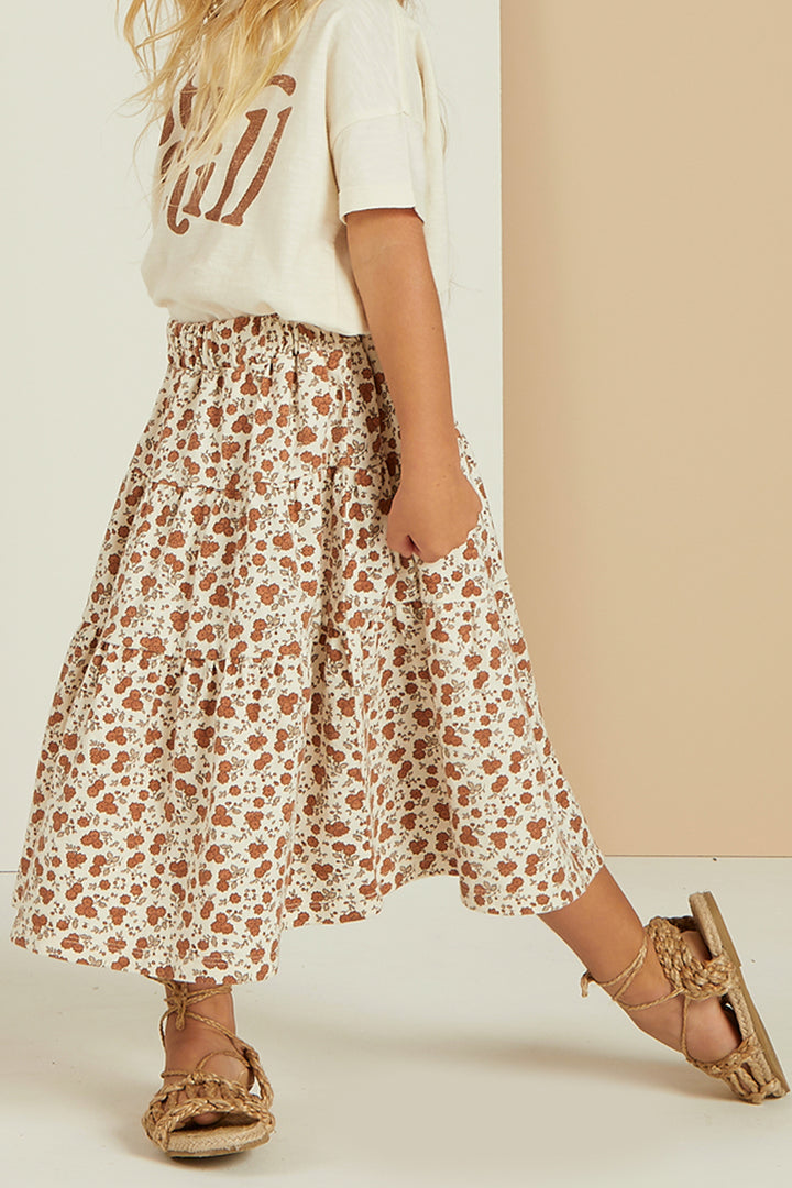 Girls Skirt Rylee + Cru Midi Garden