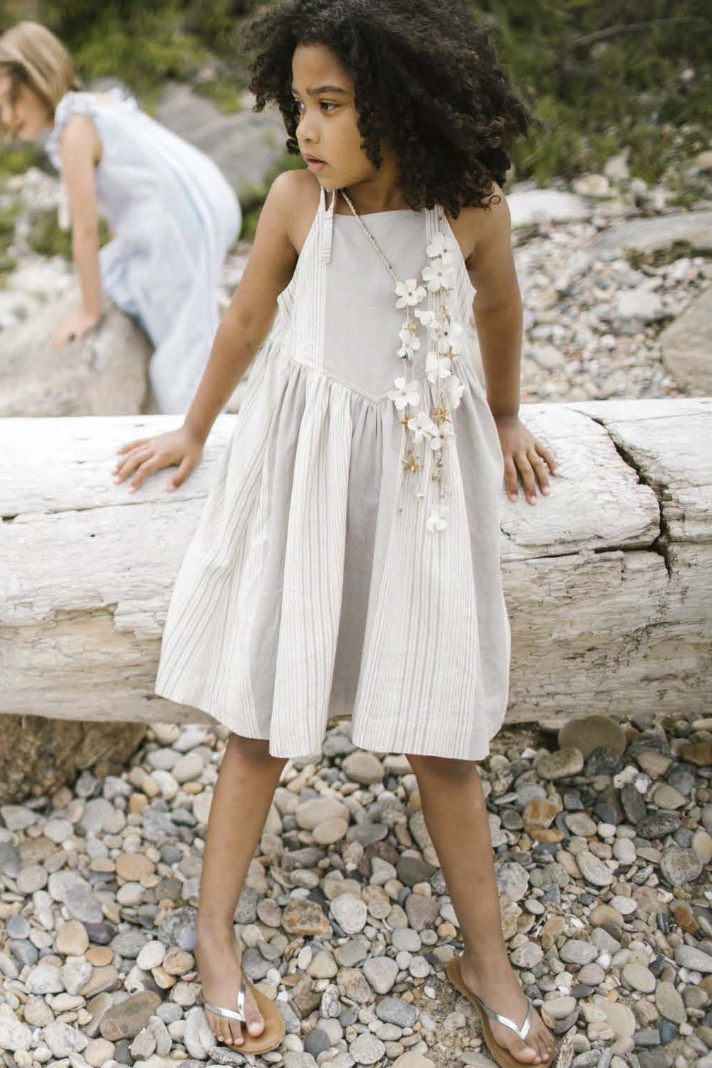 pink chicken monroe dress Kids Pink Chicken MONROE DRESS - multi sea creatures