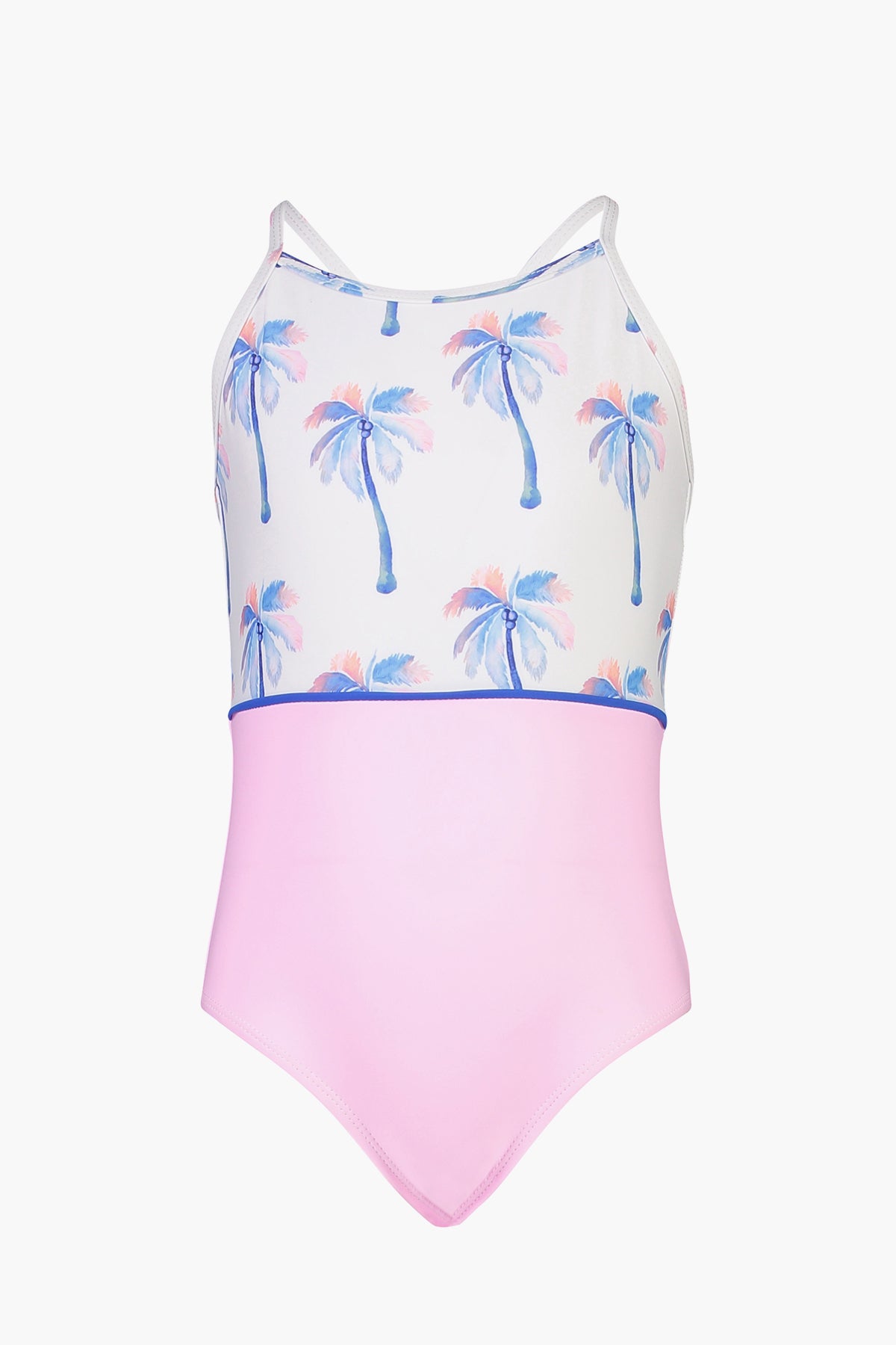 Kids Swimsuit Snapper Rock Moorings Palm – Mini Ruby