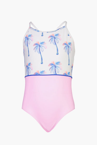 Kids Swimsuit Snapper Rock Moorings Palm Girls Swimsuit