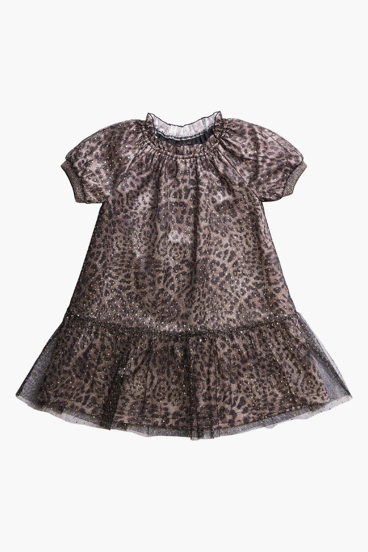 Imoga Naomi Girls Dress - Leopard