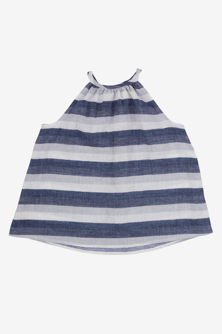 Noch Mini Navy Stripe Halter Top