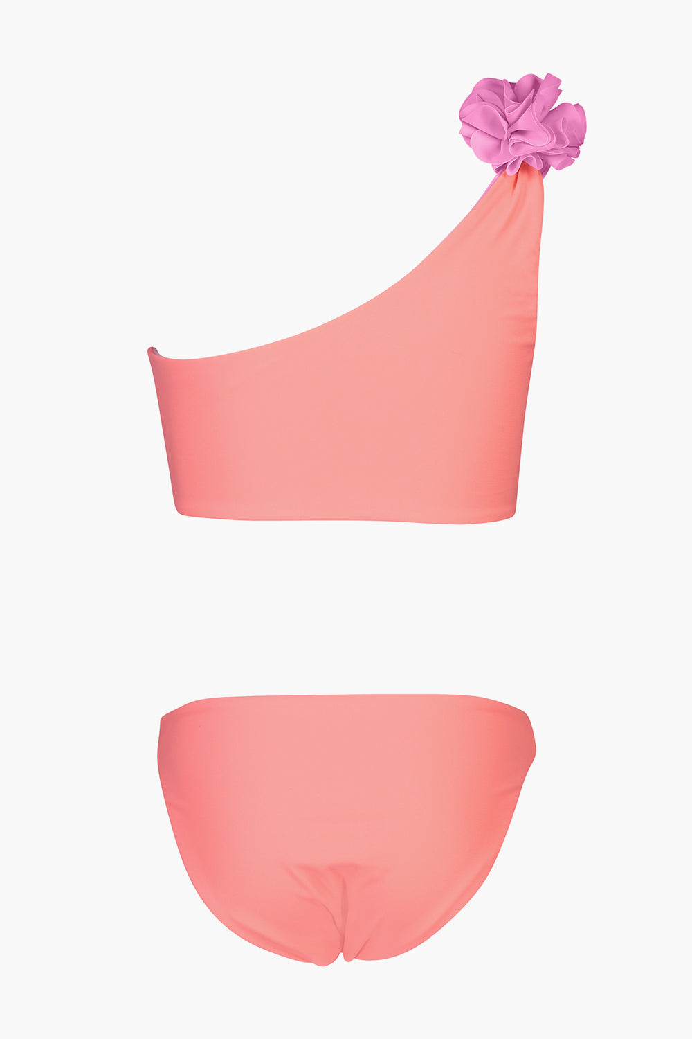 Kids Swimsuit Snapper Rock Neon Coral Reversible