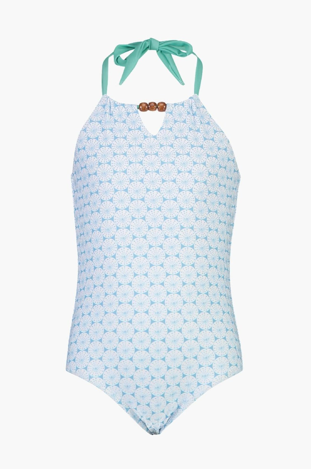 Snapper Rock Oceania Sustainable Halter Girls Swimsuit