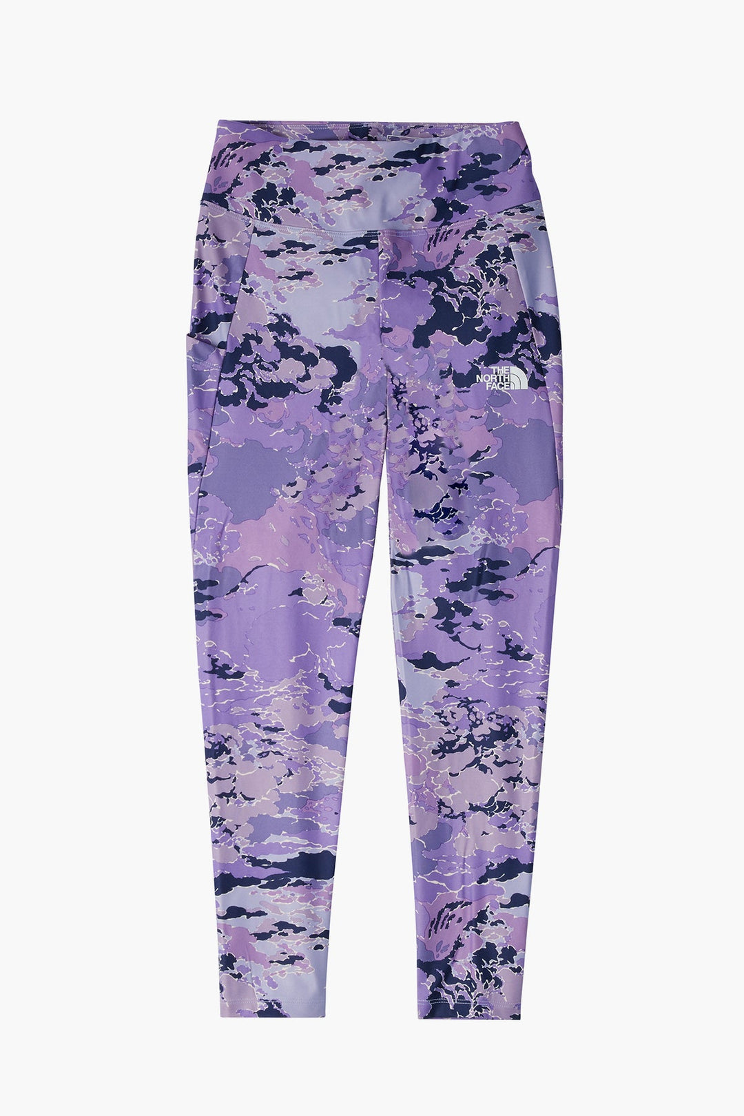 The North Face  On Mountain Girls Leggings - Sweet Lavender Camo
