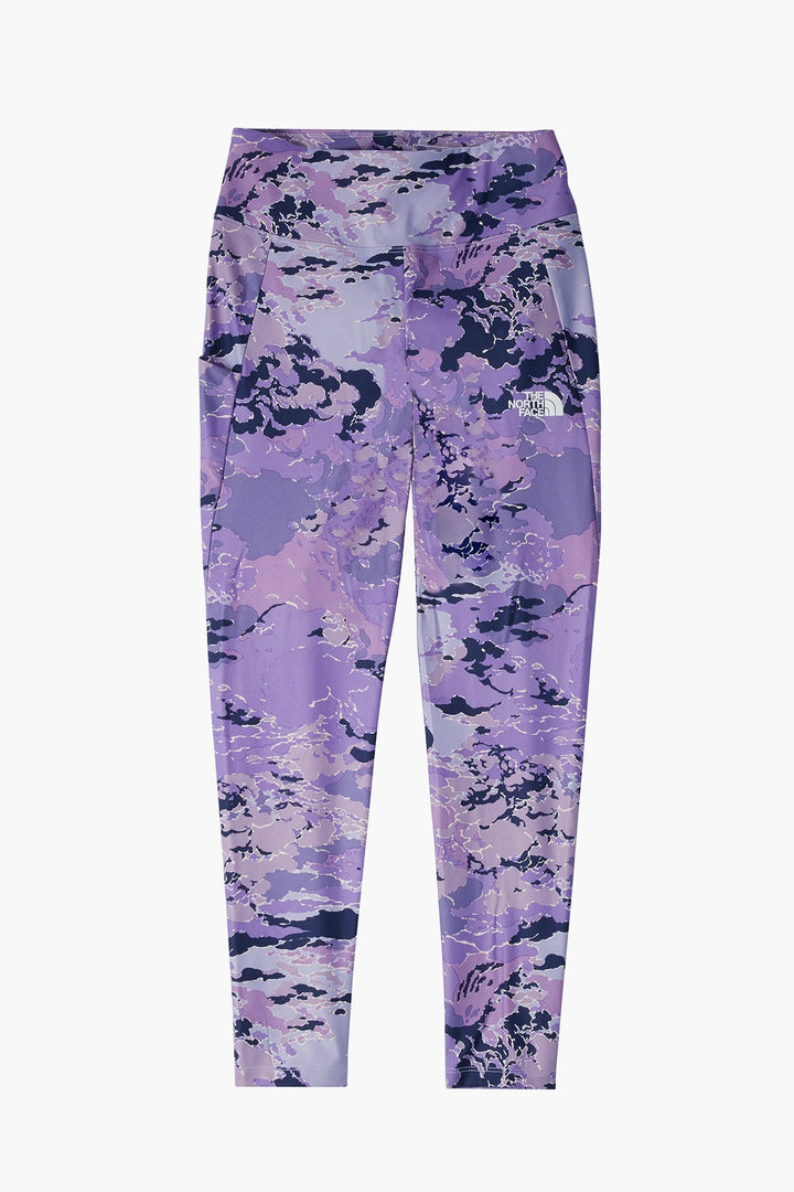 The North Face  On Mountain Girls Leggings - Sweet Lavender Camo