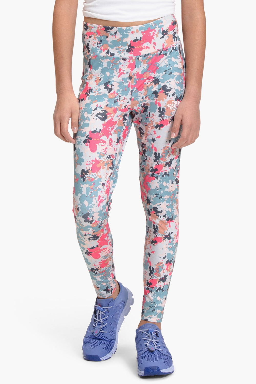 The North Face  On Mountain Girls Leggings - Tourmaline Floral Camo