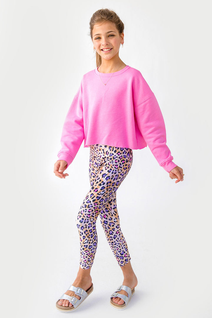 Terez rainbow cheetah leggings new arrivals