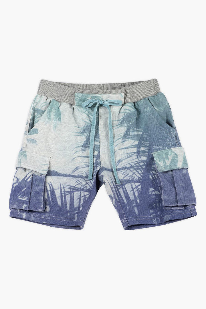 Boys Shorts Paper Wings Palms Cargo