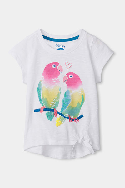 Girls Shirt Hatley Friendly Parrots