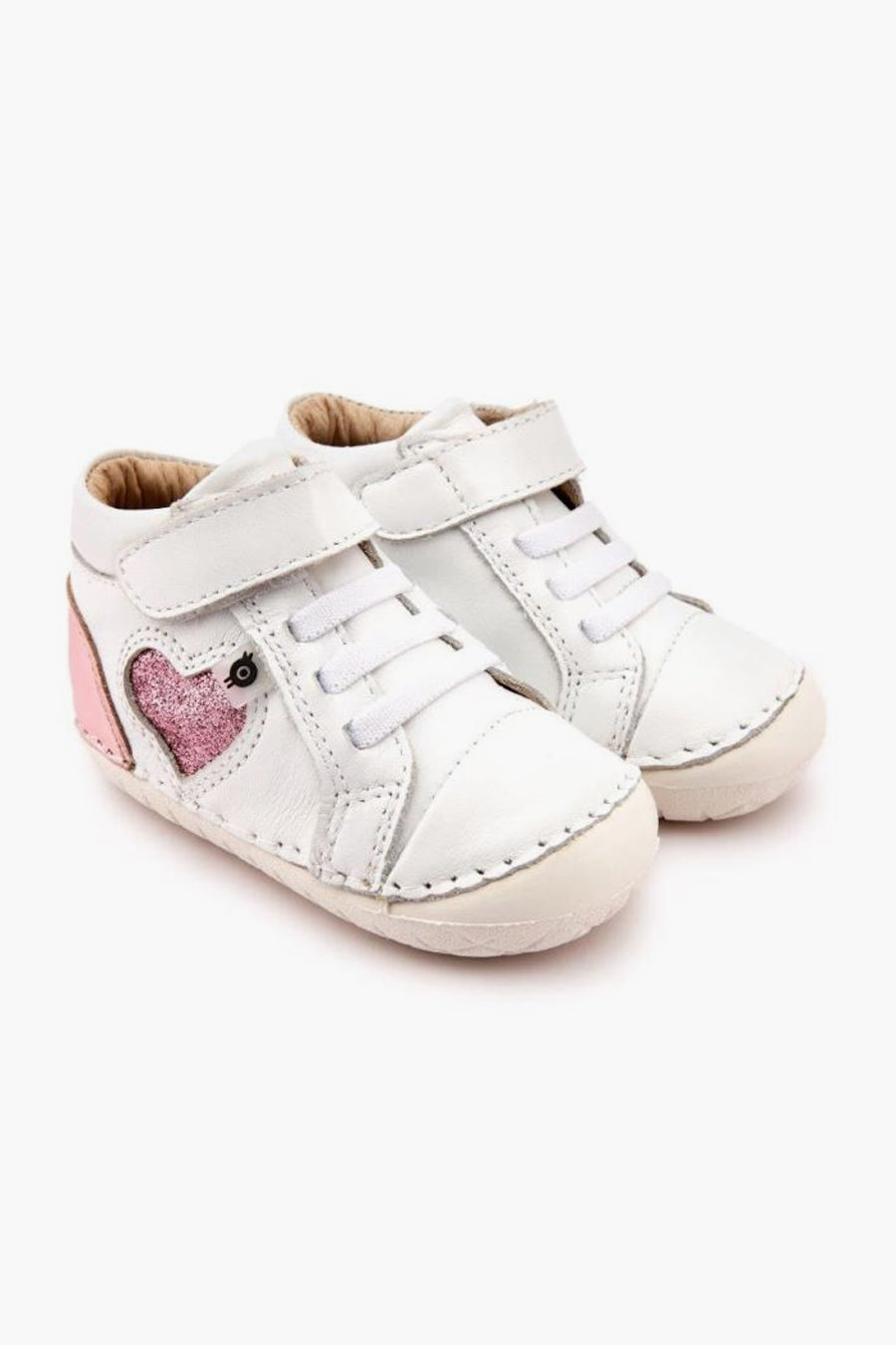 Girls Shoes Old Soles Pave My Heart - Snow Pink