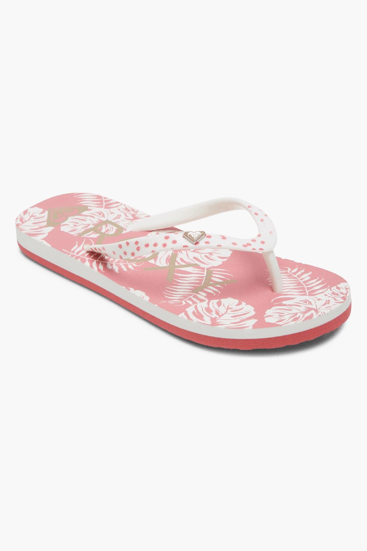 Pebbles Roxy Roxy Pebbles VII Girls Flip Flops - Barely Pink – Mini Ruby