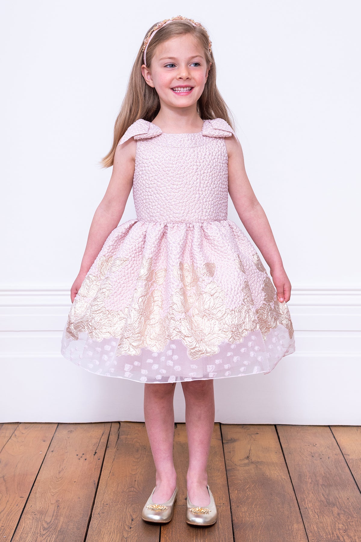 david charles pink dress David Charles Powder Pink Prom Dress