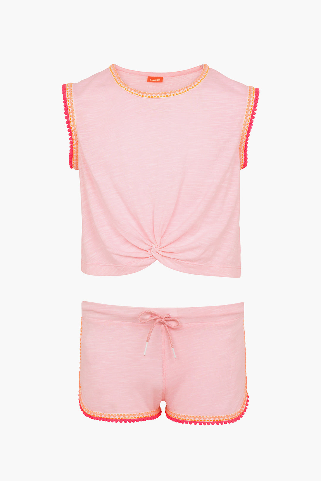Sunuva Pink Jersey Girls Short Set