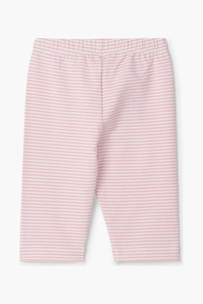 Hatley Pink Stripe Baby Girls Capri Leggings