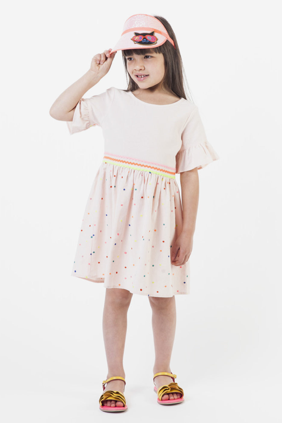 Billieblush Dot Embroidered Dress