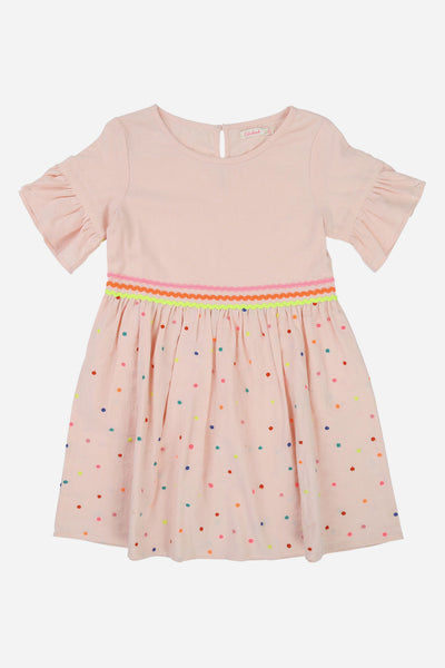 Billieblush Dot Embroidered Dress