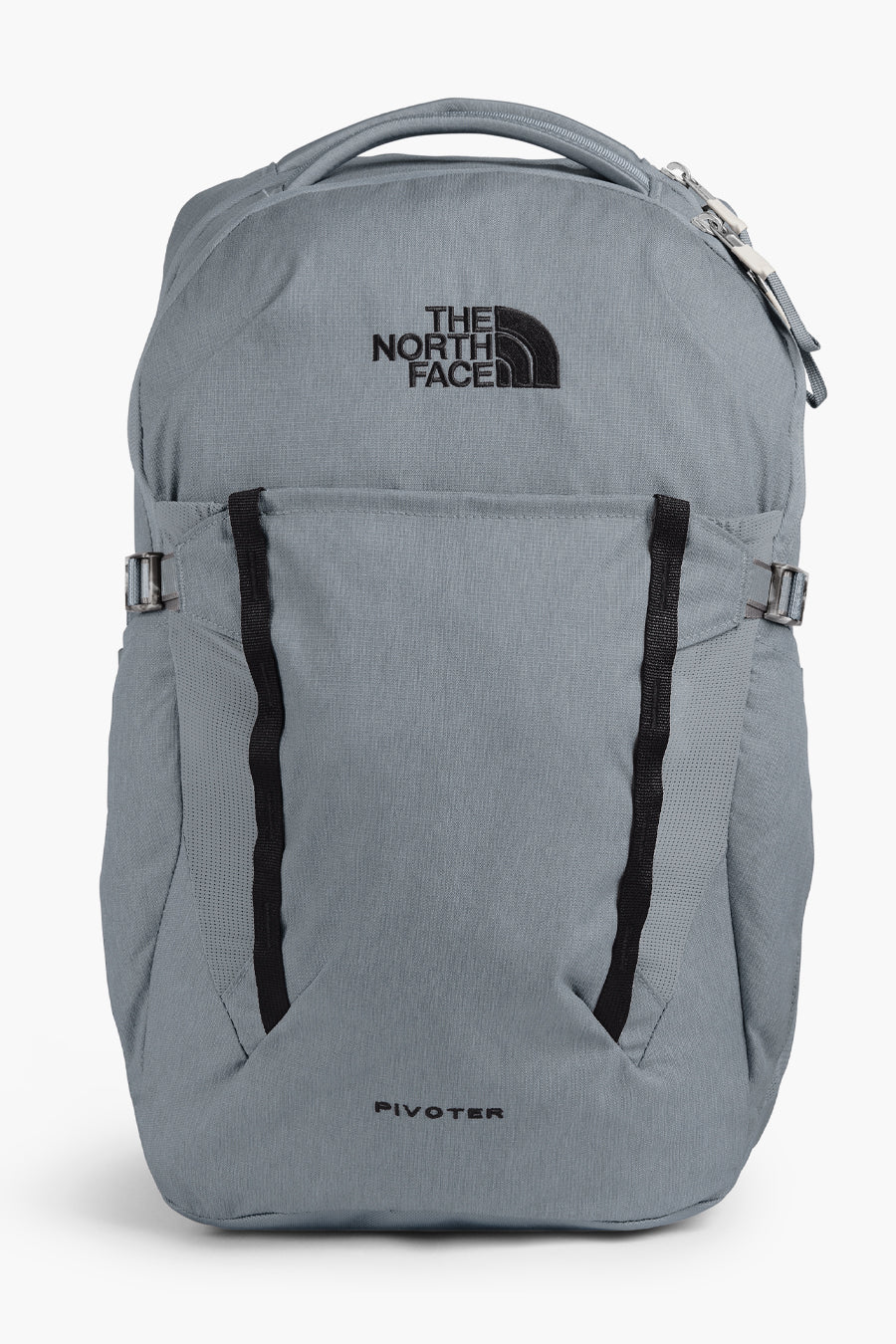 Boys Backpack North Face Backpacks Pivoter - Mid Grey Dark Heather