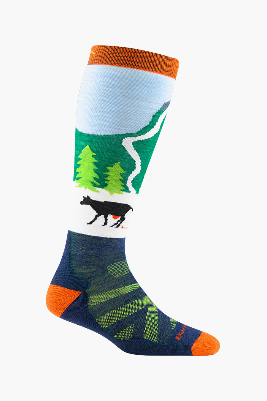 Boys Socks Darn Tough Pow Cow