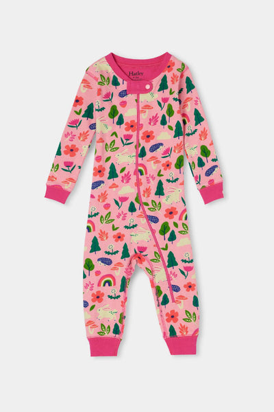 Baby Girl Sleepwear Hatley Pretty Forest Organic Cotton 