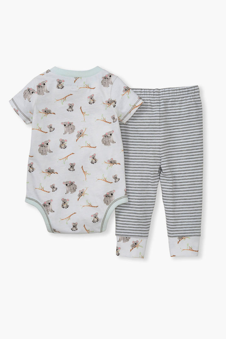 Baby Onesie Burt's Bees Pretty Koalafied 2-Piece Boys Set