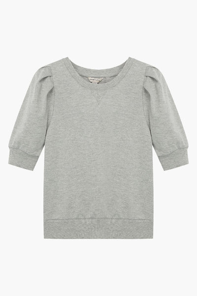 Habitual Kids Puff Sleeve Kids Sweatshirt - Grey