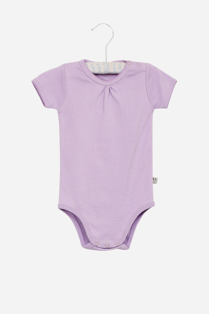 Baby Onesie Wheat Purple Girl 