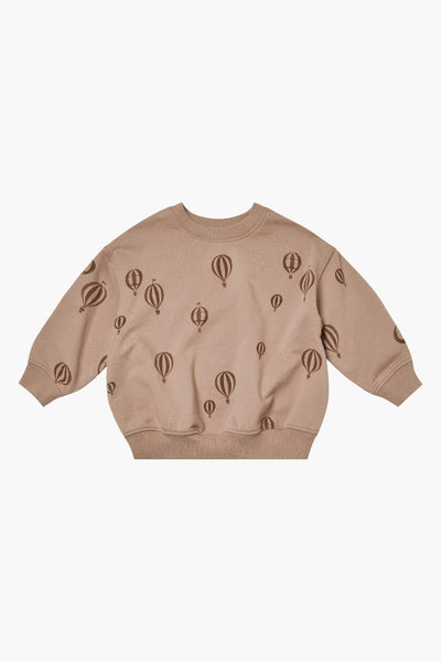 Girls and Baby Girl Sweater Rylee + Cru Relaxed Hot Air Balloons