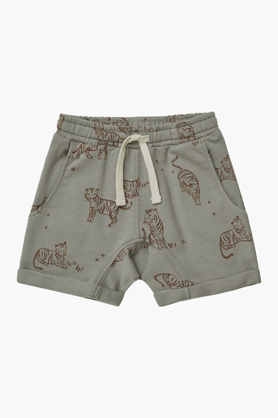 Boys and Baby Boy Short Rylee + Cru Relaxed Tigers