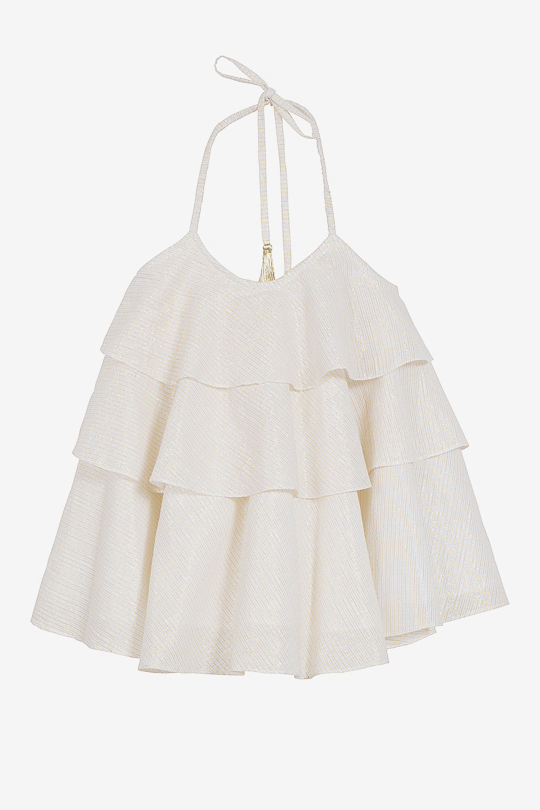 Velveteen Reva White Stripe Top