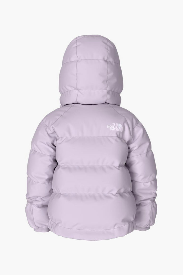 Baby Girl Jacket North Face Reversible Perrito Lavender Fog 