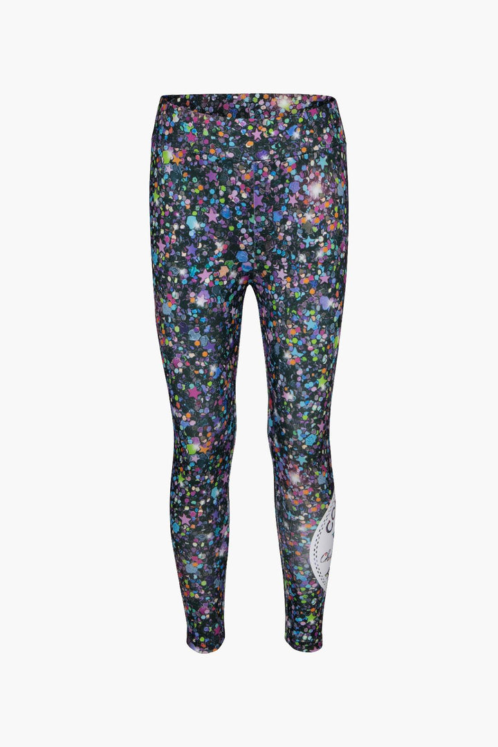Converse Rhinestone Print Girls Leggings Mini Ruby