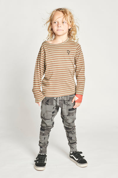 Munster Kids Ride This Way Boys Pants - Washed Charcoal
