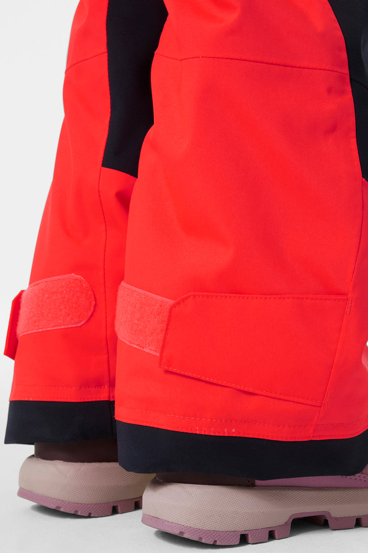 Boys Snowpant Helly Hansen Rider Snowpants Neon Coral