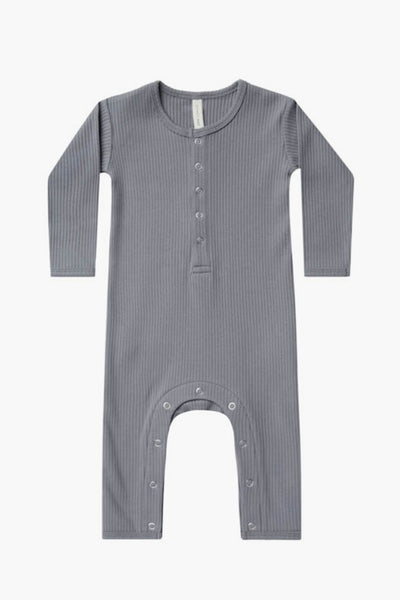 Baby Romper Quincy Mae Jumpsuit Washed Indigo