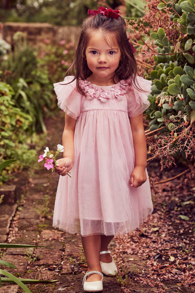 Baby Girl Special Occasion - Permanent Tutu Du Monde Rosemary Tulle