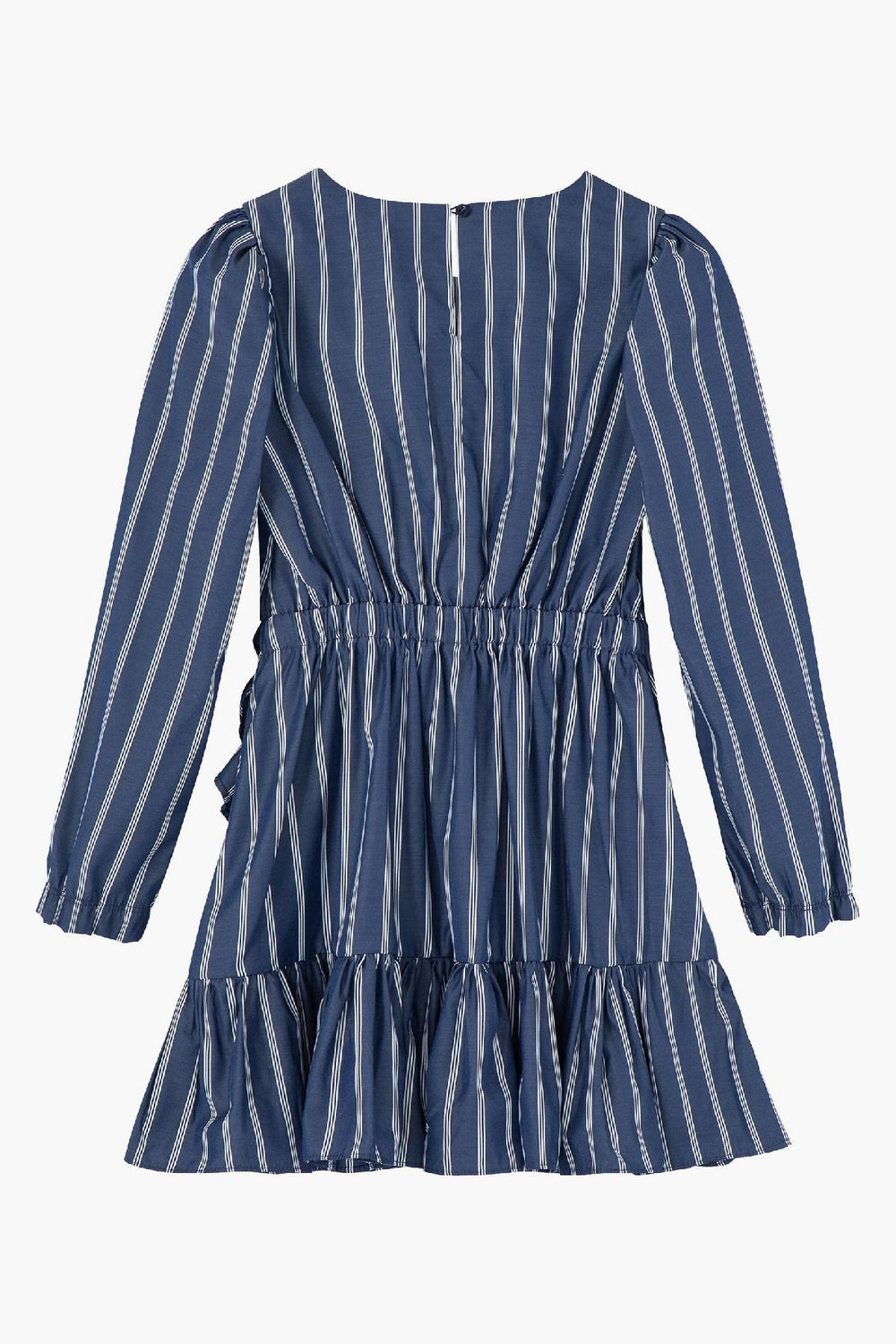 Habitual Kids Ruffle Mock Wrap Girls Dress