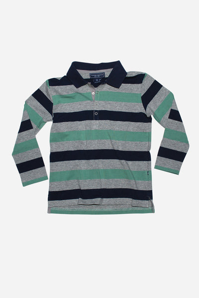Toobydoo Green/Navy Rugby Shirt