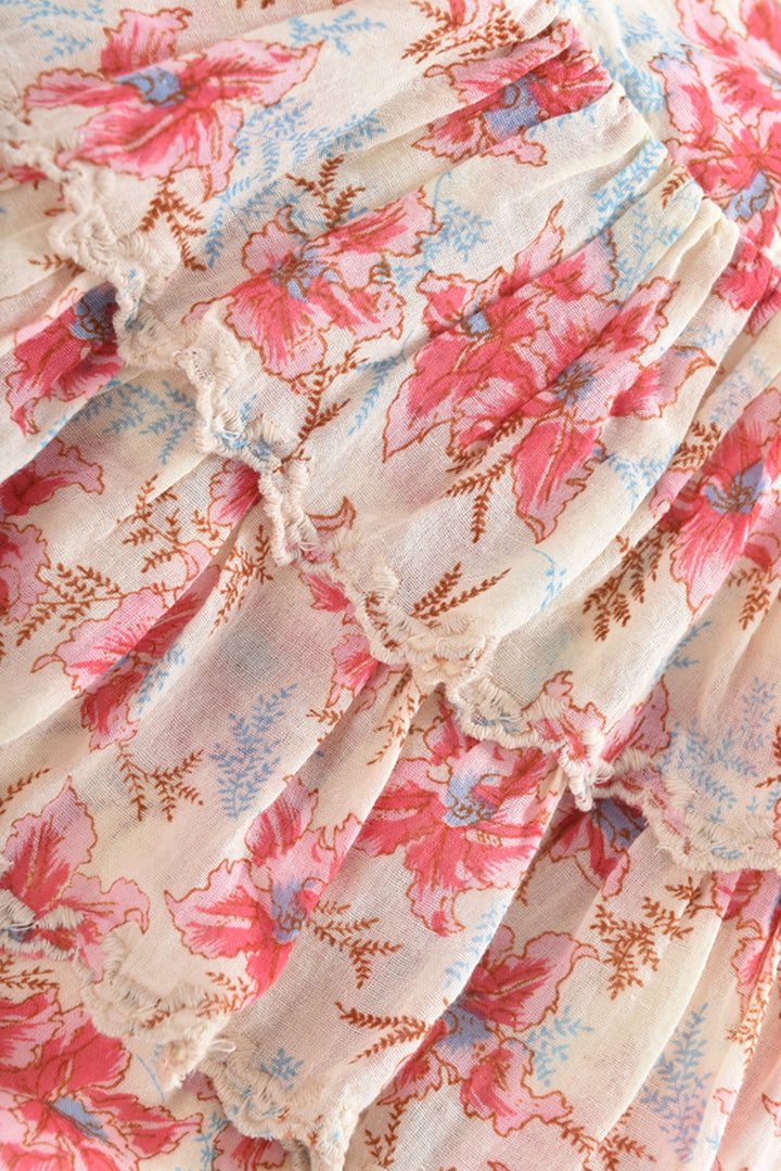 Baby Girls Louise Misha Salome - Raspberry Flowers zoom