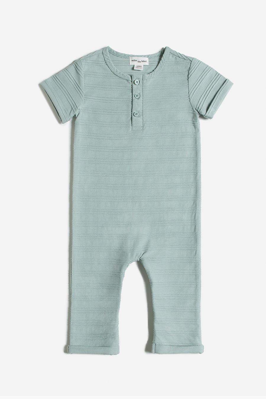 Baby Boy Romper Miles Seafoam Playsuit