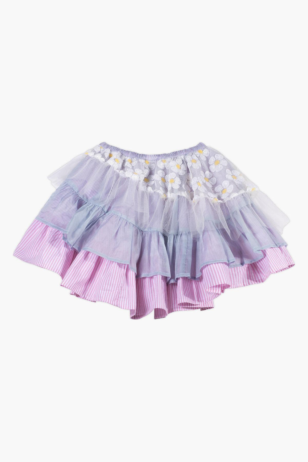 Paper Wings Sequin Tulle Girls Skirt
