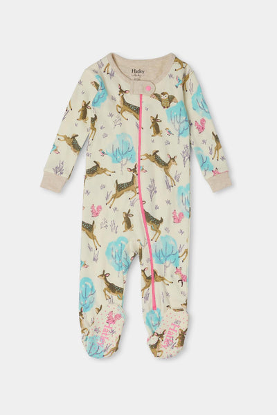Baby Girl Sleepwear Hatley Serene Forest Organic Cotton