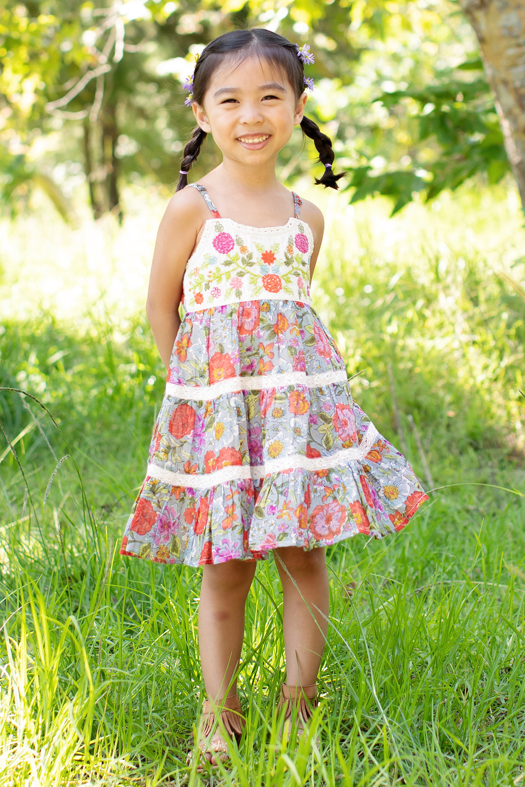 Girls Dress Mimi & Maggie Shade Plants 