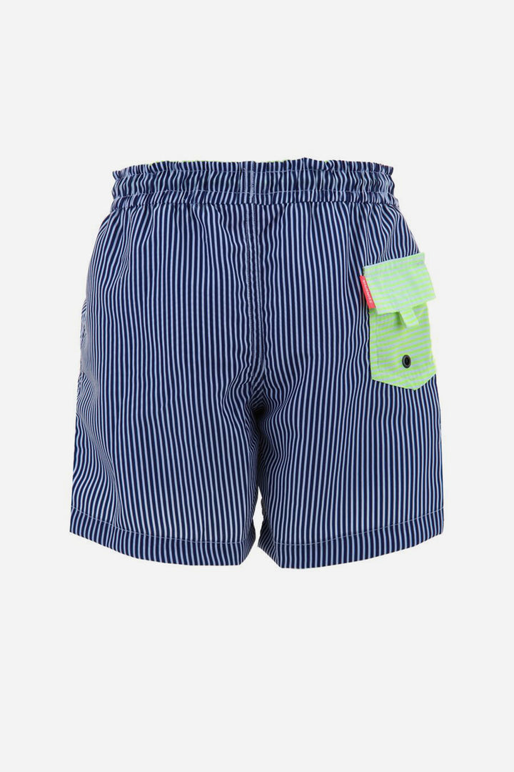 Sunuva Navy Stripe Swim Short
