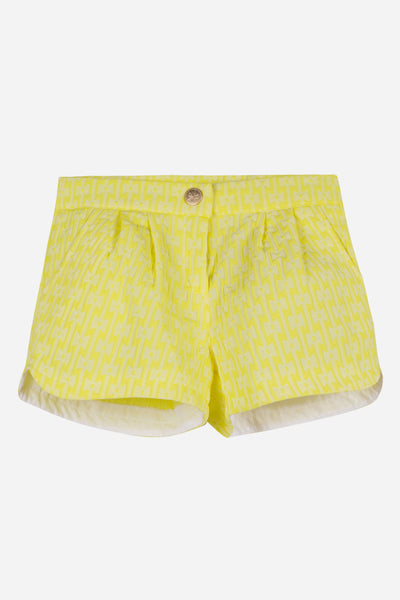 Lili Gaufrette Yellow Shorts