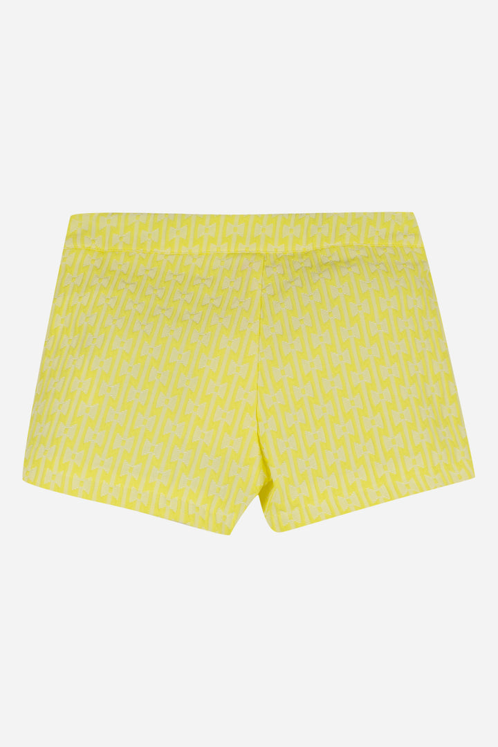 Lili Gaufrette Yellow Shorts
