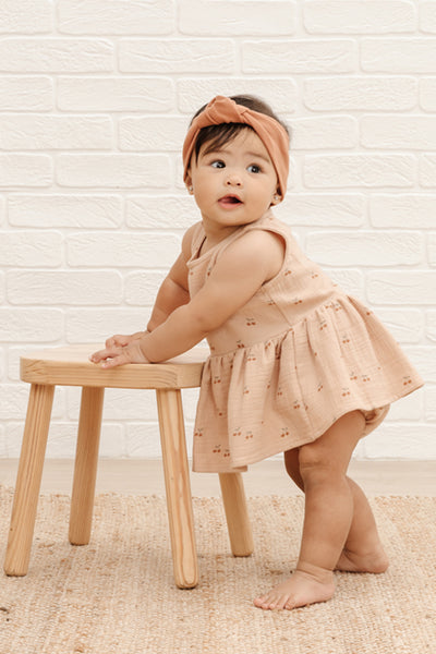 Baby Girl Dress Quincy Mae Skirted Cherries